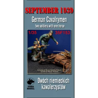   Toro Model September 1939 German Cavalrymen - two soldiers with one horse makett