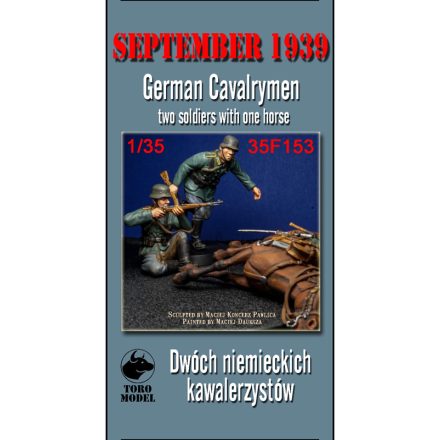 Toro Model September 1939 German Cavalrymen - two soldiers with one horse makett