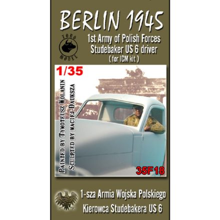 Toro Model Berlin 1945 - 1st Army of Polish Forces - Studebaker US 6 driver ( for ICM kit ) makett