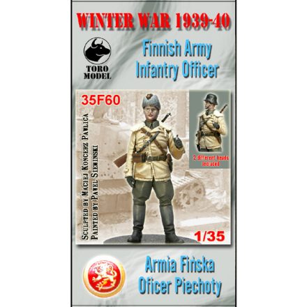 Toro Model Winter War 1939-40 Finnish Army Infantry officer Two different heads included makett