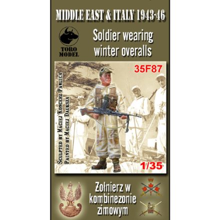 Toro Model MTO 1943-46 Soldier wearing winter overalls makett
