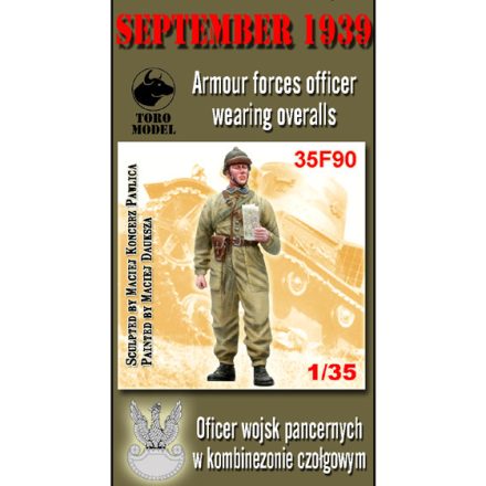 Toro Model September 1939 Armour forces officer wearing overalls makett
