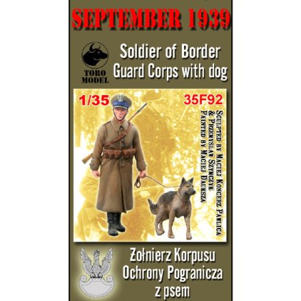 Toro Model September 1939 Soldier of Border Guard Corps with dog makett