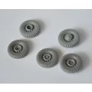 Toro Model Austin Tilly - Wheels without hubcaps conversion set for TAMIYA kit