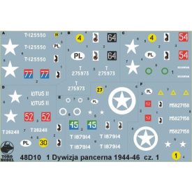   Toro Model Polish 1st Armoured Division, 1944-46 vol.1 matrica