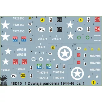   Toro Model Polish 1st Armoured Division, 1944-46 vol.1 matrica