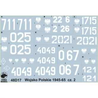 Toro Model Polish Army 1945-65 vol.2 matrica