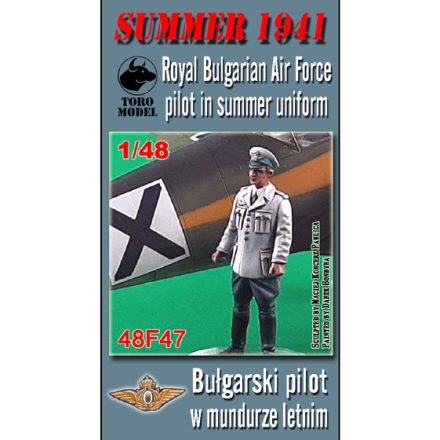 Toro Model Summer 1941 Royal Bulgarian Air Force pilot in summer uniform makett