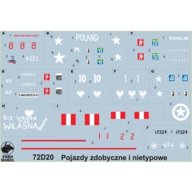   Toro Model Captured & non-standard vehicles in Polish service matrica