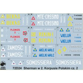   Toro Model Polish Shermans in Italy 2nd Polish Corps, 1945 vol.2 matrica