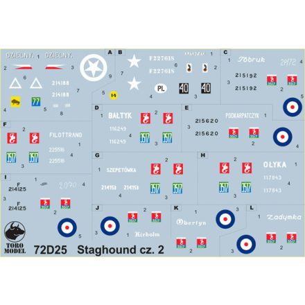 Toro Model Staghound in Polish service vol.2 matrica