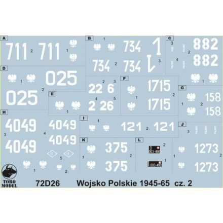 Toro Model Polish Army 1945-65 v.2 matrica