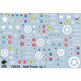 Toro Model Half Track in Polish service vol.1 matrica