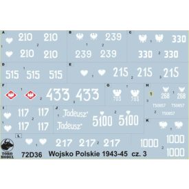 Toro Model Polish Army 1943-45 vol.3 matrica