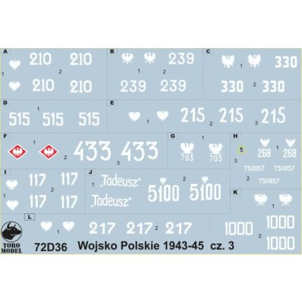 Toro Model Polish Army 1943-45 vol.3 matrica