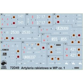 Toro Model Rocket Artillery in the Polish Army vol.1 matrica