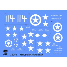 Toro Model US Army Shermans at ETO vol.1 matrica