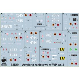 Toro Model Rocket Artillery in the Polish Army vol.2 matrica