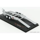 IXO ACCESSORIES CARRELLO TRASPORTO AUTO - CAR TRANSPORTER TRAILER SILVER WHEELS - CAR NOT INCLUDED