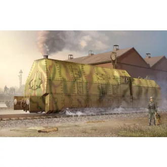 Trumpeter Ger. Panzerlok BR57 Armoured Locomotive makett