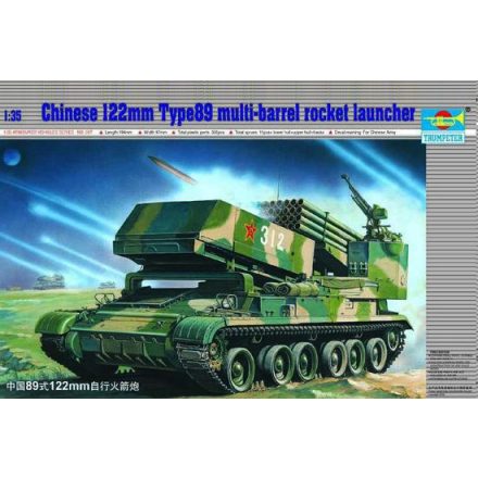 Trumpeter Chinesischer Raketenwerfer 122mm Typ 89 makett