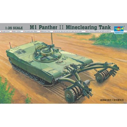 Trumpeter M1 Panther II Minenräumer makett