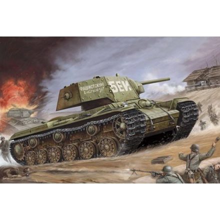 Trumpeter Russian KV-1's Ehkranami makett