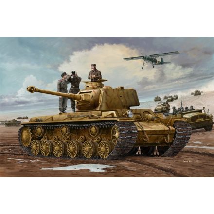 Trumpeter German Pz.Kpfm. KV-1 756(r) Tank makett