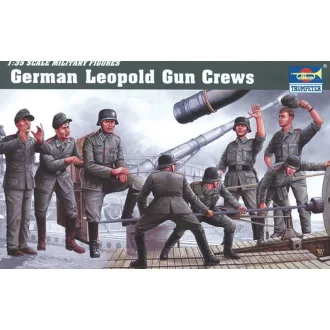   Trumpeter German Artillerie Besatzung für Leopold figura készlet