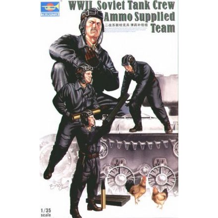 Trumpeter Soviet Tank Crew Ammo Suppl.Team WWII