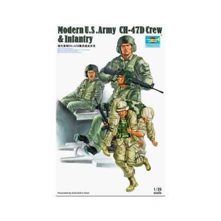 Trumpeter Modern U.S. Army CH-47D Crew & Infantry