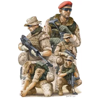Trumpeter Modern German ISAF Soldiers in Afghanist