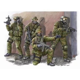 Trumpeter Modern German KSK Commandos figura készlet