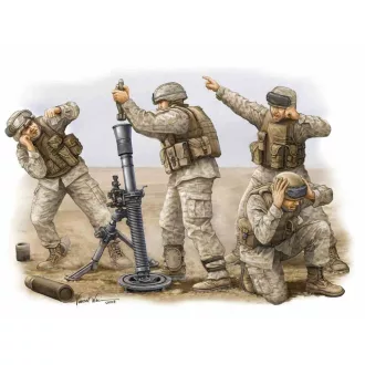 Trumpeter Modern U.S. Marine M252 Team figura készlet