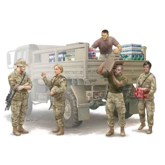   Trumpeter Modern U.S. soldiers - Logistics Supply figura készlet