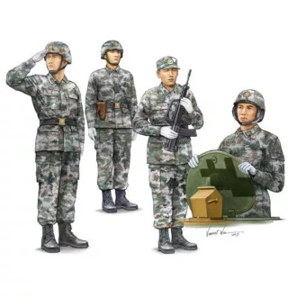 Trumpeter PLA Tank Crew figura készlet