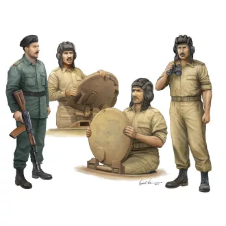 Trumpeter Iraqi Tank Crew figura készlet