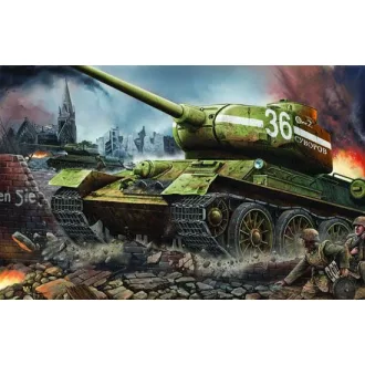 Trumpeter T-34/85 1944 Baunummer 183 harckocsi makett