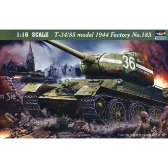 Trumpeter T-34/85 1944 Production No. 183 harcjármű makett