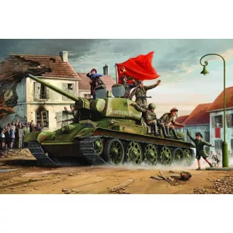 Trumpeter T-34/76 1943 harckocsi makett