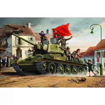 Trumpeter T-34/76 1943 makett