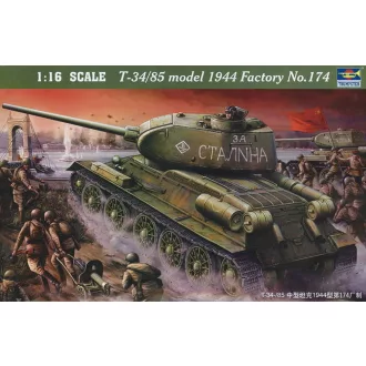 Trumpeter T-34/85 1944 Production No. 174 harcjármű makett