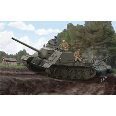 Trumpeter Soviet SU-100 Tank Destroyer makett