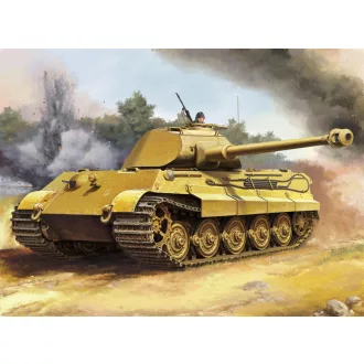   Trumpeter Pz.Kpfw.VI Sd.Kfz.182 Tiger II (Porsche Early production vehicle Fgst.Nr.280009) harcjármű makett