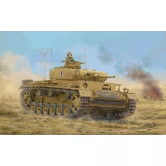 Trumpeter Pz.Kpfw.III Ausf.J harcjármű makett