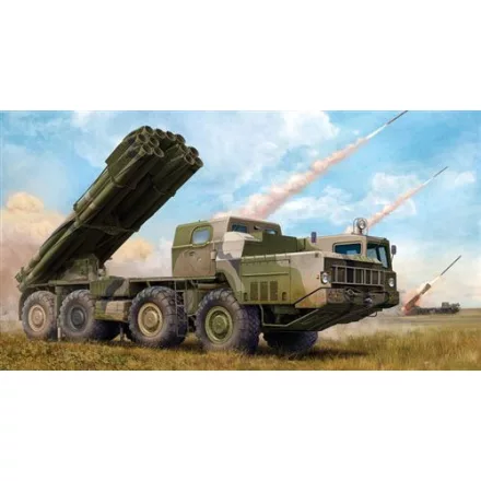 Trumpeter Russian 9A52-2 Smerch-M multiple rocket launcher makett