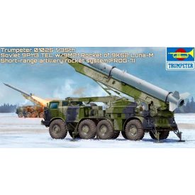   Trumpeter Russian 9K52 Luna M Short-range Ballistic Rocket System makett