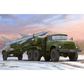 Trumpeter Russian Zil-131V towed PR-11 SA-2 Guideline makett