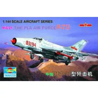 Trumpeter MiG-21 J-711 China (The Pla Airforce) makett