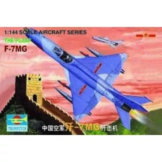 Trumpeter J-7 MiG China repülő makett